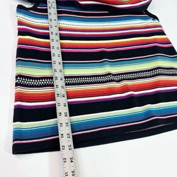 Lauren Ralph Lauren Sweater Womens 1X Multicolor Striped Off-Shoulder - Picture 5 of 8